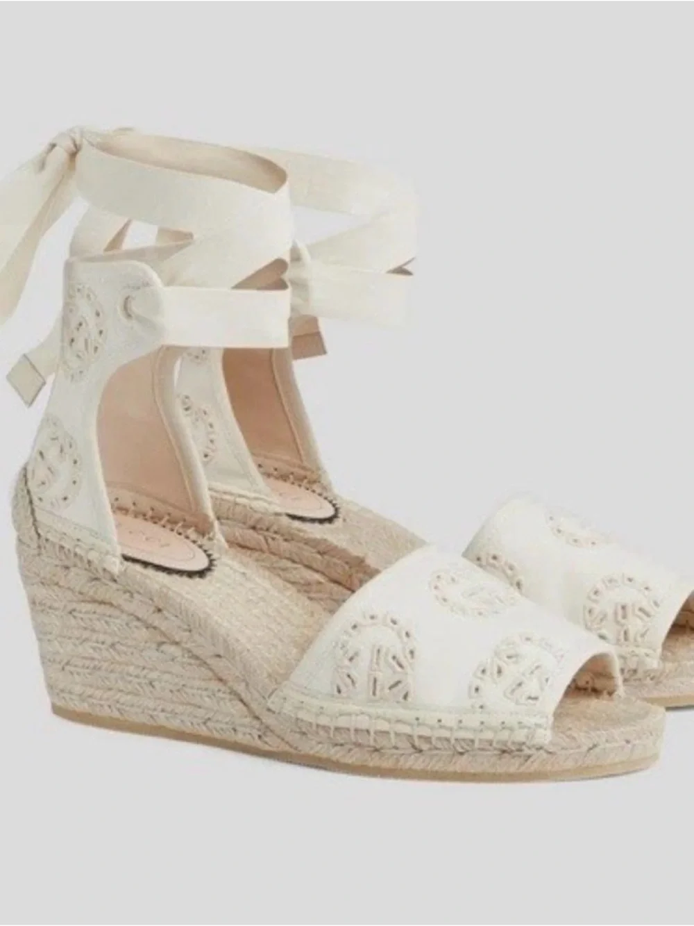 Gucci Damita embroidered GG logo espadrille sandals - Picture 2 of 6